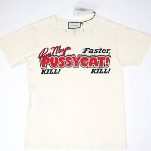 Gucci Russ Meyer T-shirt in Cream sz M